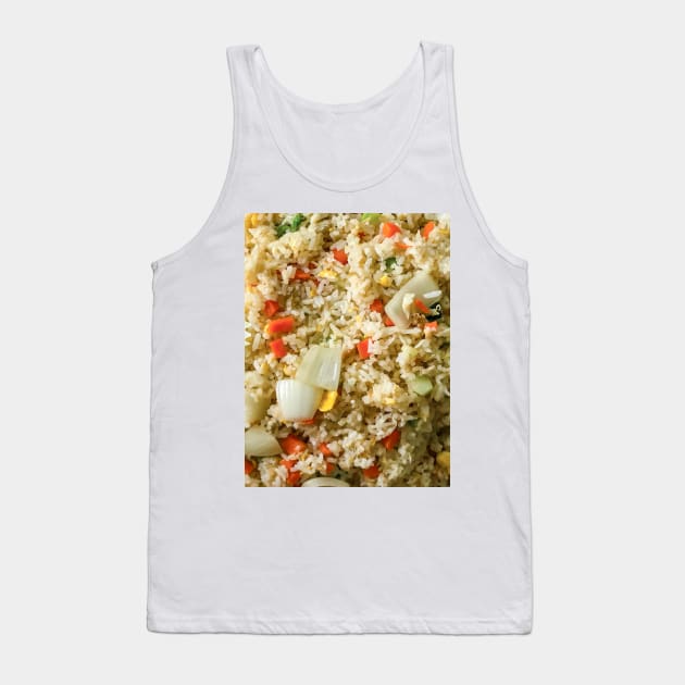 Fried rice textured background Tank Top by FOGSJ